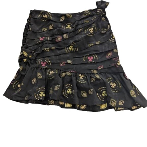 A.L.C. Avalon Mini Skirt | Metallic Print | Designer Party - Picture 1 of 11